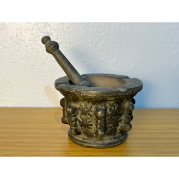VTG Medieval Apothecary Mortar and Pestle Arco Whimsigoth Spooky Castlecore - Picture 2 of 10